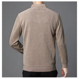 Men's Collared Knit Pullover Sweater