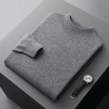 Men's Mock Neck Knit Sweater