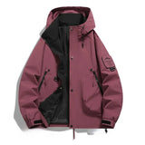 Men's Hooded Zip Front Outdoor Jacket
