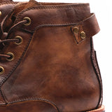 Men's Handmade Leather Boots with Non-Slip Sole
