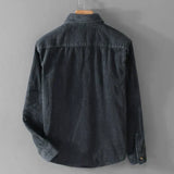 Men's Corduroy Button-Up Shirt