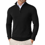 Men's Half Zip Knit Pullover Sweater