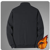 Men's Stand Collar Zip Bomber Jacket