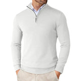 Men's Half-Zip Soft Knit Sweater