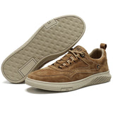 Men's Suede Casual Lace-Up Sneakers