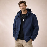 Men's Waterproof Hooded Softshell Rain Jacket