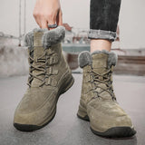 Men's Fleece Liner Outdoor  Winter Hiking Boots