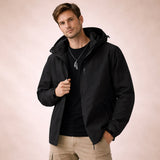 Men's Waterproof Hooded Softshell Rain Jacket