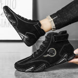 Men's Fleece Lined High Top Hiking Shoes