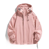 Men's Hooded Half Zip Windbreaker Jacket