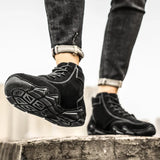 Men's Fleece Lined High Top Hiking Shoes