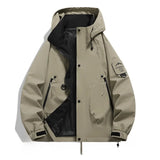 Men's Hooded Zip Front Outdoor Jacket