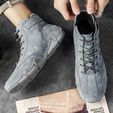 Men's Fleece Lined High Top Hiking Shoes
