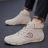 Men's Fleece Lined High Top Hiking Shoes