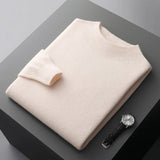 Men's Mock Neck Knit Sweater