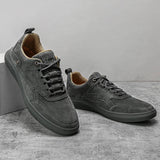 Men's Suede Casual Lace-Up Sneakers