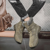 Men's Fleece Liner Outdoor  Winter Hiking Boots