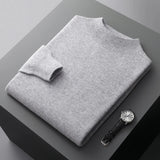 Men's Mock Neck Knit Sweater