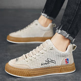Men's Casual Canvas Lace-Up Sneakers