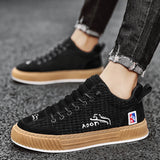 Men's Casual Canvas Lace-Up Sneakers