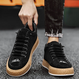 Men's Casual Canvas Lace-Up Sneakers