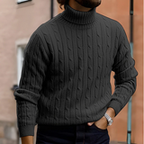 Men's Cotton Turtleneck Sweater in Multiple Colours