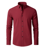 Men's Stretch Button-Up Dress Shirt