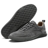 Men's Suede Casual Lace-Up Sneakers