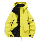 Men's Hooded Zip Front Outdoor Jacket