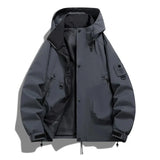 Men's Hooded Zip Front Outdoor Jacket