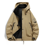 Men's Hooded Zip Front Outdoor Jacket