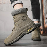 Men's Fleece Liner Outdoor  Winter Hiking Boots