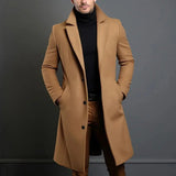 Men's Tailored Wool Overcoat