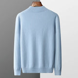 Men's Mock Neck Knit Sweater