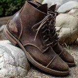 Men's Vintage Leather Lace Up Boots
