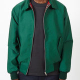 Men's Zip Front Plaid Lined Jacket