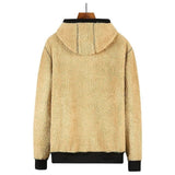 Men's Fleece-Lined Hooded Sweater with Pockets