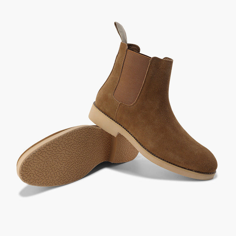 Matteo Ricci | Classic Chelsea Leather Boots with Timeless Edge For Men
