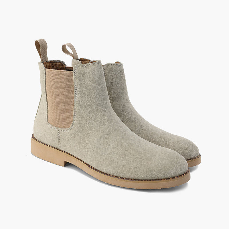 Matteo Ricci | Classic Chelsea Leather Boots with Timeless Edge For Men