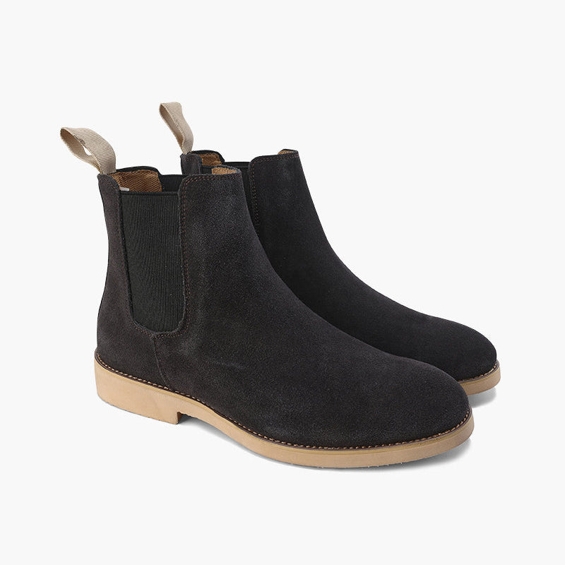 Matteo Ricci | Classic Chelsea Leather Boots with Timeless Edge For Men