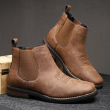 Men's Leather Chelsea Ankle Boots