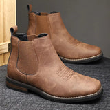 Men's Leather Chelsea Ankle Boots