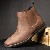 Men's Leather Chelsea Ankle Boots