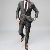 Men's Slim Fit Business Two Piece Suit