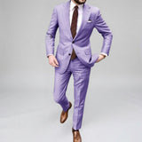 Men's Slim Fit Business Two Piece Suit