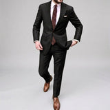 Men's Slim Fit Business Two Piece Suit