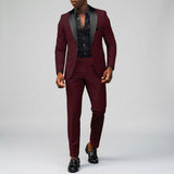 Men's Slim Fit Formal Two Piece Suit