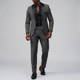 Men's Slim Fit Formal Two Piece Suit