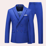 Men's Double Breasted Two Piece Suit