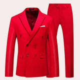 Men's Double Breasted Two Piece Suit
